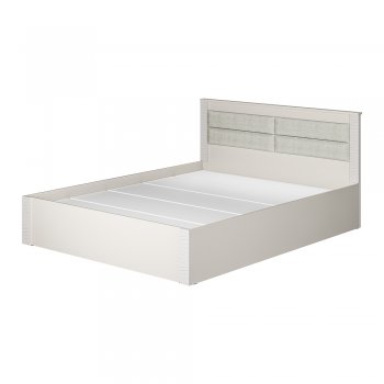 Кровать двуспальная Монако КР-16 кашемир (БТС) в Каменске-Уральском - kamensk-uralskij.mebel-e96.ru