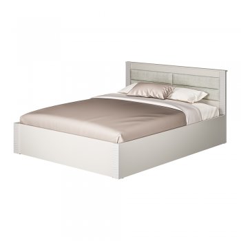 Кровать двуспальная Монако КР-16 кашемир (БТС) в Каменске-Уральском - kamensk-uralskij.mebel-e96.ru