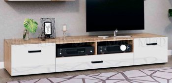 Тумба ТВ Нэнси NEW (2дв.+1ящ.) в Каменске-Уральском - kamensk-uralskij.mebel-e96.ru