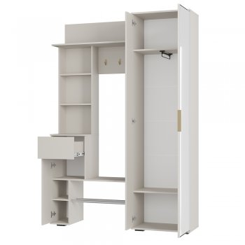 Прихожая Ницца ПР-04 Кашемир (БТС) в Каменске-Уральском - kamensk-uralskij.mebel-e96.ru