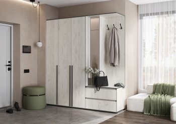 Прихожая Норд+Шкаф 1200, крафт белый (Миф) в Каменске-Уральском - kamensk-uralskij.mebel-e96.ru