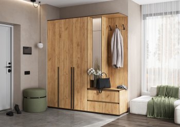 Прихожая Норд+Шкаф 1200, крафт (Миф) в Каменске-Уральском - kamensk-uralskij.mebel-e96.ru