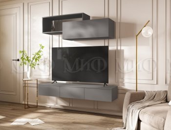Стенка Норд-2 графит (Миф) в Каменске-Уральском - kamensk-uralskij.mebel-e96.ru