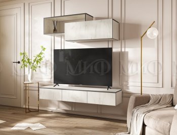 Стенка Норд-2 дуб крафт белый (Миф) в Каменске-Уральском - kamensk-uralskij.mebel-e96.ru
