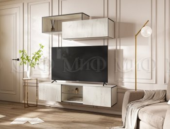 Стенка Норд-1 дуб крафт белый (Миф) в Каменске-Уральском - kamensk-uralskij.mebel-e96.ru