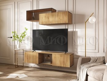 Стенка Норд-1 дуб крафт (Миф) в Каменске-Уральском - kamensk-uralskij.mebel-e96.ru