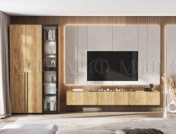 Стенка Норд дуб крафт (Миф) в Каменске-Уральском - kamensk-uralskij.mebel-e96.ru