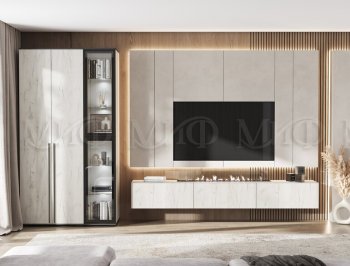Стенка Норд крафт белый (Миф) в Каменске-Уральском - kamensk-uralskij.mebel-e96.ru