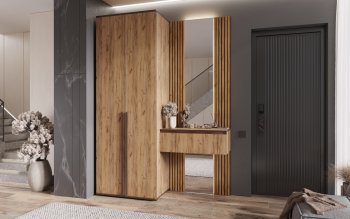 Шкаф 800+Тумба с зеркалом Норд (Миф) в Каменске-Уральском - kamensk-uralskij.mebel-e96.ru