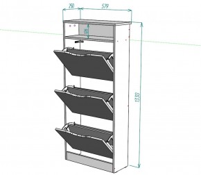 Обувница W10 (ЯАС) в Каменске-Уральском - kamensk-uralskij.mebel-e96.ru