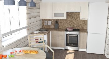 Кухонный гарнитур Ольга прайм 2 1300х2100 мм (Герда) в Каменске-Уральском - kamensk-uralskij.mebel-e96.ru