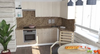 Кухонный гарнитур Ольга прайм 5 2300х1500 мм (Герда) в Каменске-Уральском - kamensk-uralskij.mebel-e96.ru