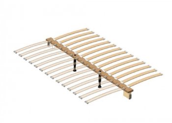 Кровать из массива Грация-1 Льняной (БМ) в Каменске-Уральском - kamensk-uralskij.mebel-e96.ru