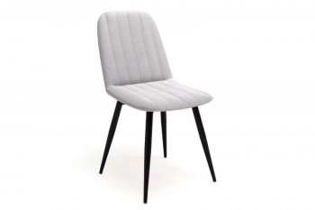 Стул Остин полоса, велюр Ultra Dove (светло-серый), (4шт) (Вудман) в Каменске-Уральском - kamensk-uralskij.mebel-e96.ru