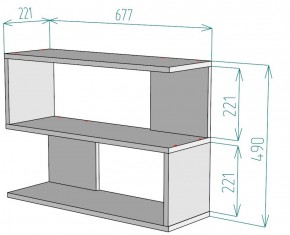 Полка S29 (Белый) в Каменске-Уральском - kamensk-uralskij.mebel-e96.ru