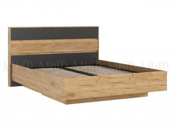 Кровать парящая Роджина с подсветкой, крафт/графит (Миф) в Каменске-Уральском - kamensk-uralskij.mebel-e96.ru