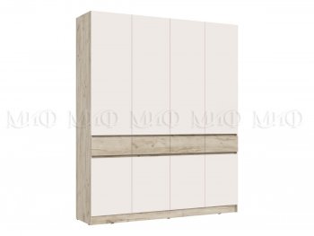 Спальный гарнитур Роджина крафт серый/кашемир, модульный (Миф) в Каменске-Уральском - kamensk-uralskij.mebel-e96.ru