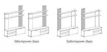 Стенка Роджина крафт/графит (Миф) в Каменске-Уральском - kamensk-uralskij.mebel-e96.ru