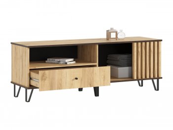 Тумба ТВ (1500) Роджина дуб крафт (Миф) в Каменске-Уральском - kamensk-uralskij.mebel-e96.ru