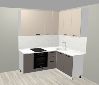 Кухонный гарнитур угловой 2000*1400 мм (Санвут) в Каменске-Уральском - kamensk-uralskij.mebel-e96.ru