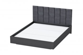 Кровать Шарм (арт.031М1) настил, Антрацит (Диал) в Каменске-Уральском - kamensk-uralskij.mebel-e96.ru | фото