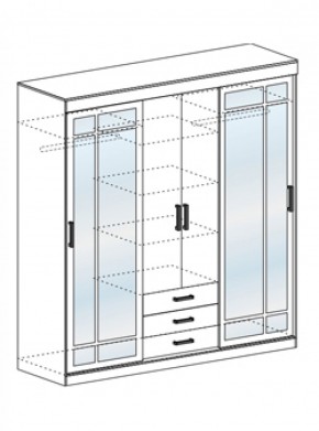 Шкаф-купе Лидер 2К 1700 мм (СтендМ) в Каменске-Уральском - kamensk-uralskij.mebel-e96.ru