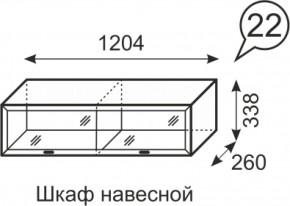 Шкаф навесной Венеция 22 бодега в Каменске-Уральском - kamensk-uralskij.mebel-e96.ru