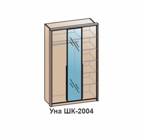 Шкаф УНА (ШК-2004) Дуб Сонома/Венге в Каменске-Уральском - kamensk-uralskij.mebel-e96.ru | фото