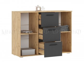 Комод Сильвия, крафт/графит (Миф) в Каменске-Уральском - kamensk-uralskij.mebel-e96.ru