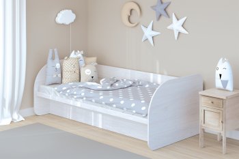 Кровать с подъемным механизмом Сказка, ясень (Зарон) в Каменске-Уральском - kamensk-uralskij.mebel-e96.ru