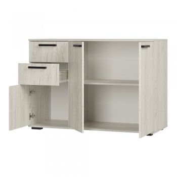 Комод Стандарт 3 NEW крафт белый (БТС) в Каменске-Уральском - kamensk-uralskij.mebel-e96.ru