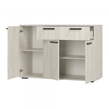 Комод Стандарт 4 NEW крафт белый (БТС) в Каменске-Уральском - kamensk-uralskij.mebel-e96.ru