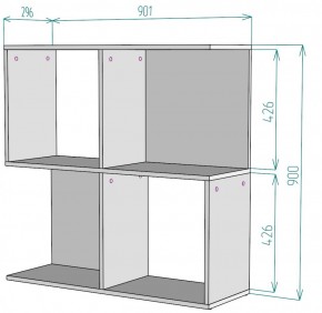 Стеллаж S34 (ДВ) в Каменске-Уральском - kamensk-uralskij.mebel-e96.ru