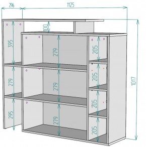 Стеллаж S36 (Белый) в Каменске-Уральском - kamensk-uralskij.mebel-e96.ru