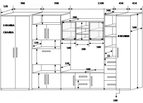 Стенка Вега 2 в Каменске-Уральском - kamensk-uralskij.mebel-e96.ru