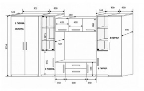 Стенка Вега 3 в Каменске-Уральском - kamensk-uralskij.mebel-e96.ru