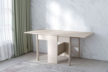 Стол-книжка ЛДСП Бодега белая (Диал) в Каменске-Уральском - kamensk-uralskij.mebel-e96.ru