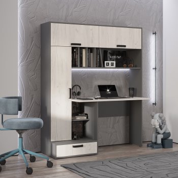 Стол компьютерный Техно графит/крафт  (БТС) в Каменске-Уральском - kamensk-uralskij.mebel-e96.ru