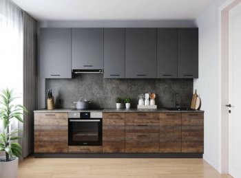 Кухонный гарнитур высокий Трансильвания 3000 мм (Санвут) в Каменске-Уральском - kamensk-uralskij.mebel-e96.ru