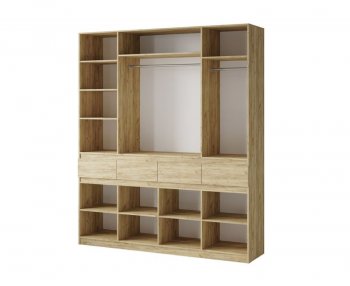 Шкаф 2000 мм Турин ЛДСП крафт серый/кашемир (ВВР) в Каменске-Уральском - kamensk-uralskij.mebel-e96.ru