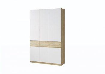 Шкаф 1500 мм Турин ЛДСП крафт/белый шагрень (ВВР) в Каменске-Уральском - kamensk-uralskij.mebel-e96.ru