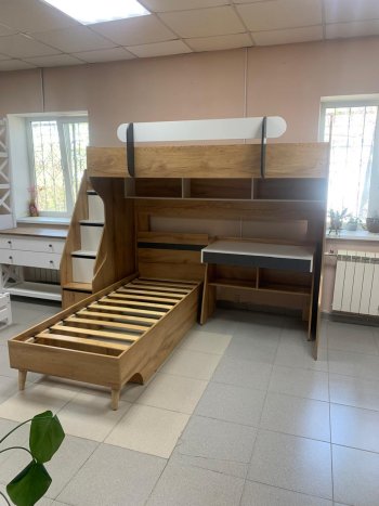 Кровать-чердак Омега-3 комп.2 в Каменске-Уральском - kamensk-uralskij.mebel-e96.ru