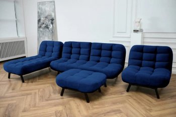Диван Абри Синий в Каменске-Уральском - kamensk-uralskij.mebel-e96.ru