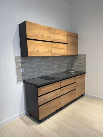 Кухонный гарнитур Лофт 2000 мм (БТС) в Каменске-Уральском - kamensk-uralskij.mebel-e96.ru